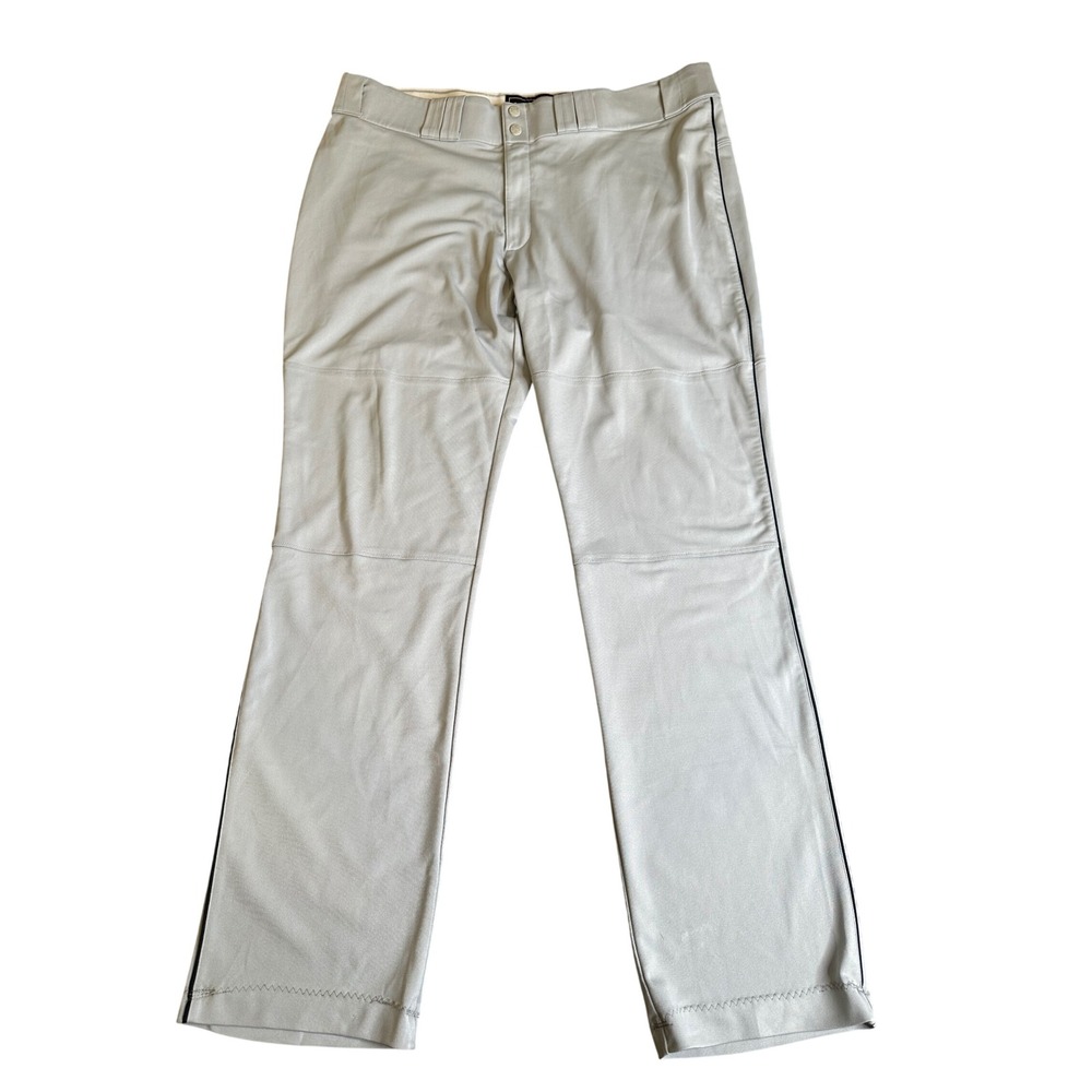 Under Armour Men's Gray Piped Reinforced Knee Baseball Pants Size 41